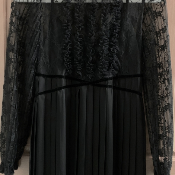 Zara pleated lace dress - Picture 3 of 6